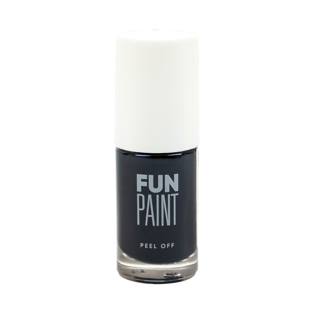 Fun Paint Peel Off Nail Polish(W12 Carbon Black)