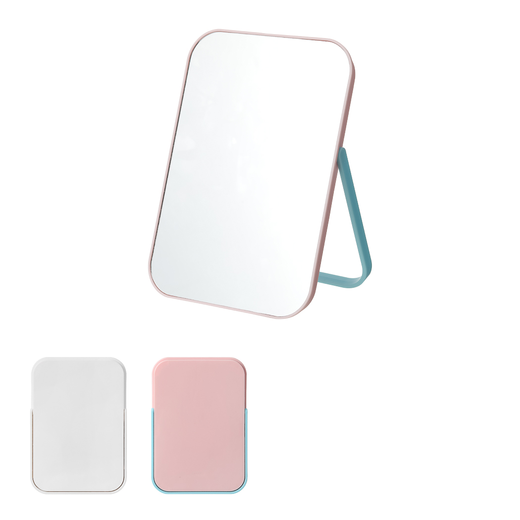 Square Dual-Use Vanity Mirror (White) 1 Piece