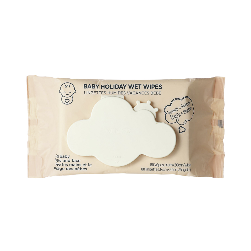 Baby Holiday Wet Wipes (80 Wipes)