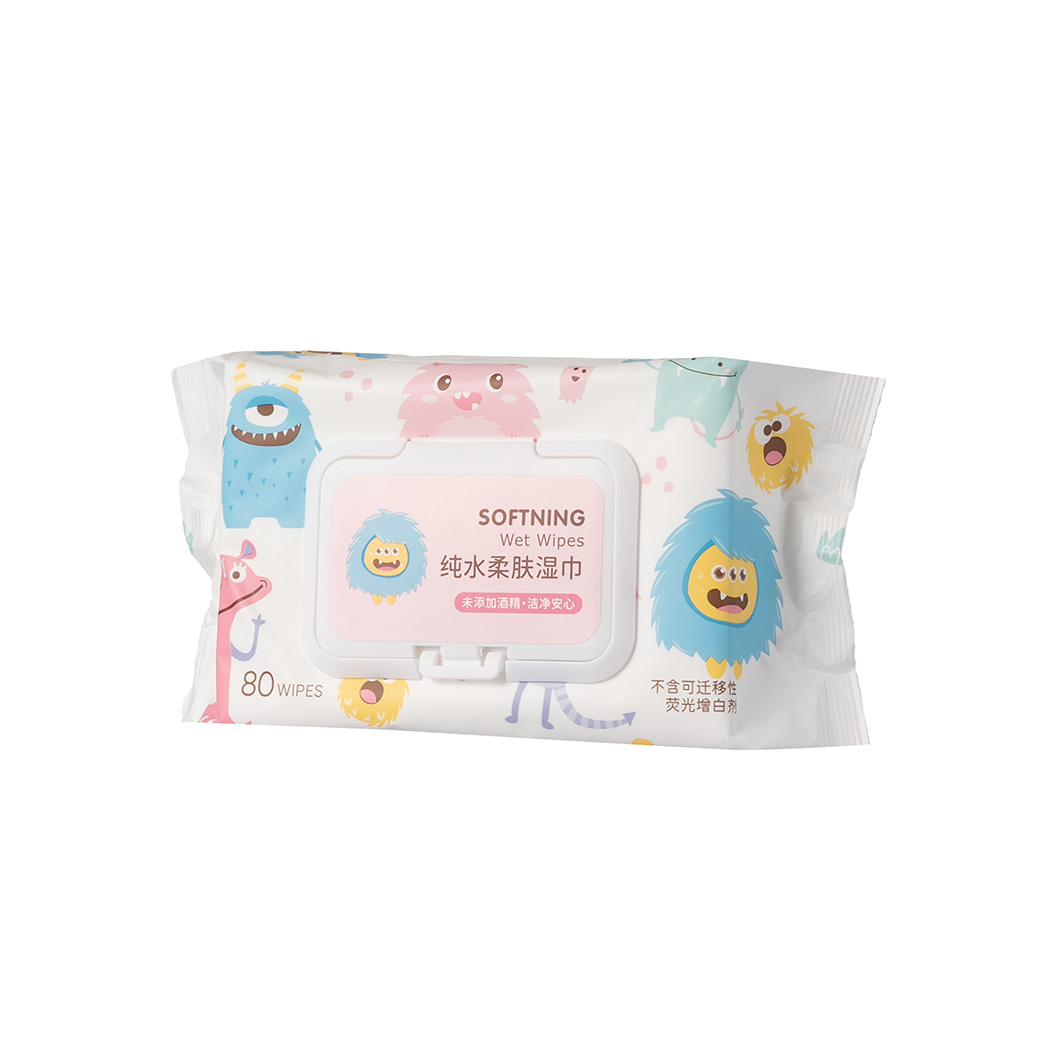 Monster Paradise Collection Softening Wet Wipes (80 Wipes)