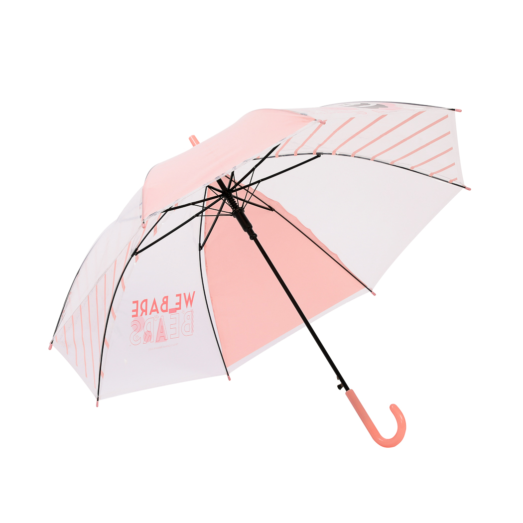 We Bare Bears Collection 5.0 Transparent Long-handled Umbrella(Panda)