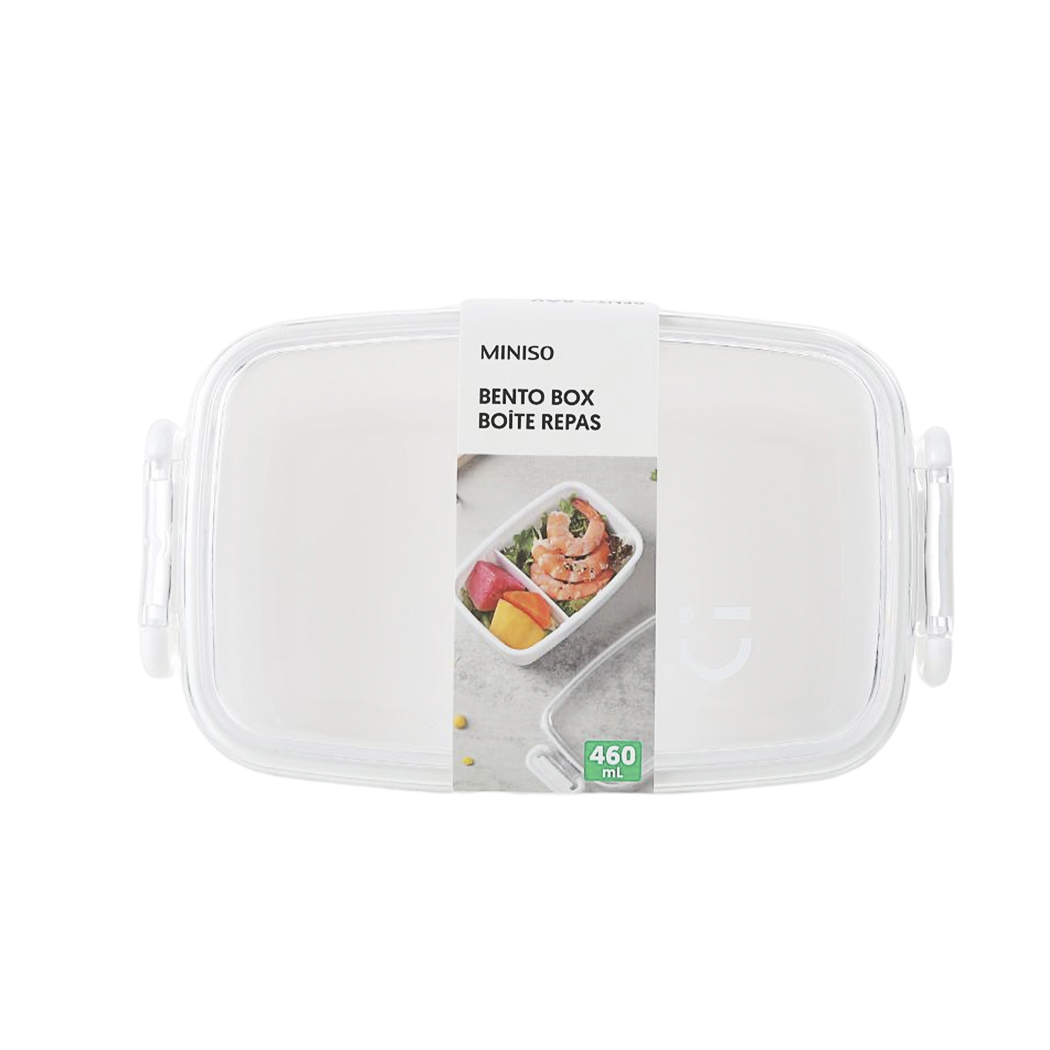 Portable Bento Box (460mL)(White)