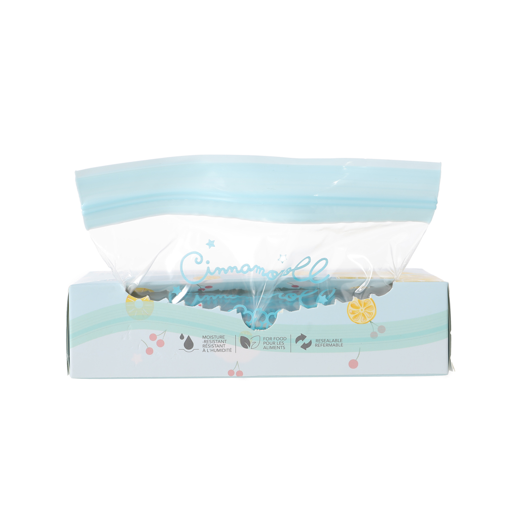 Cinnamoroll Resealable Food Storage Bags, S (30 pcs)