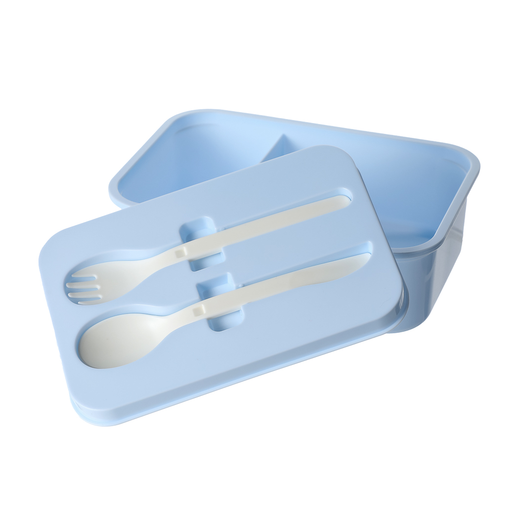 Large Capacity Rectangle Bento Box (1200mL)(Blue)