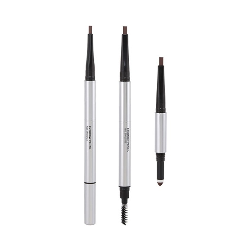 3 in 1 Flat Eyebrow Pencil( Brown )