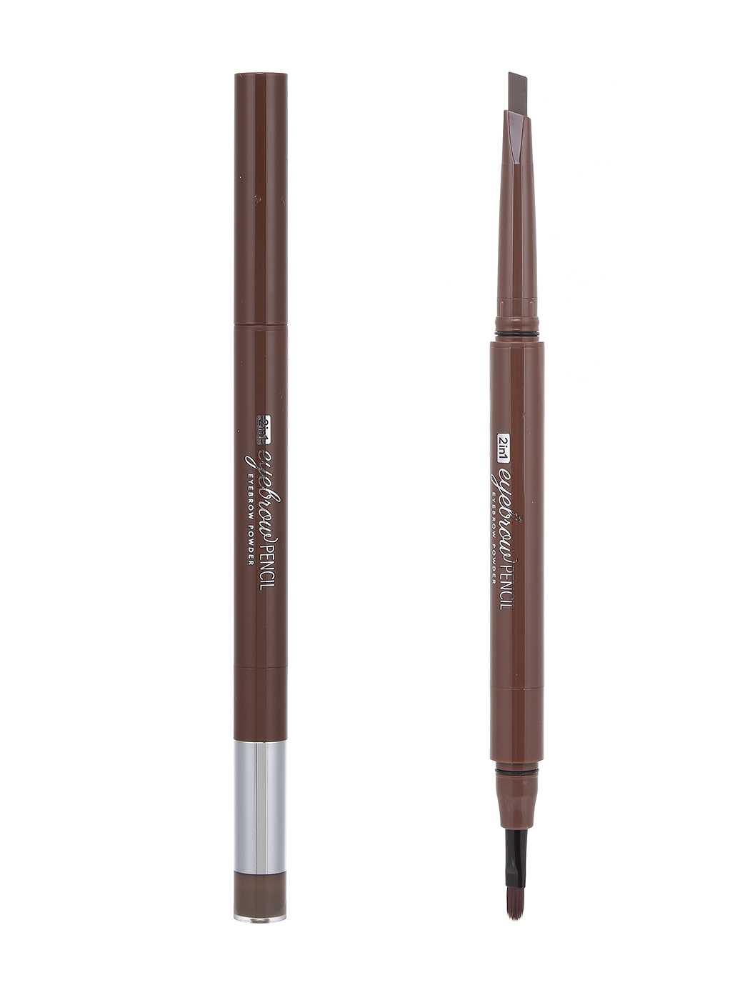 2 in 1 Eyebrow pencil +Eyebrow Powder (Dark Brown )
