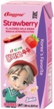 BINGGRAE STRAWBERRY FLAVORED MILK