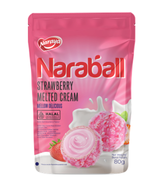 IDN NARAYA NARABALL 80g*24Bag STRAWBERRY