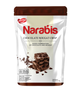 IDN NARAYA NARABIS 90g*24Bag CHOCOLATE NOUGAT
