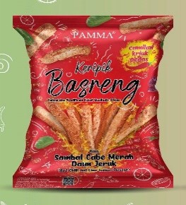 IDN Pamma Keripik Basreng Cabe Merah 60gr