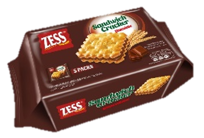 IDN Zess Cracker Sand Chocolate 90g x 24