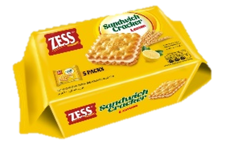 IDN Zess Cracker Sand Lemon 90g x 24