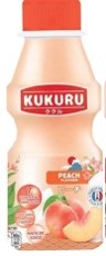 IDN KUKURU 250ml*6Btl*4Pack PEACH YOGHURT WITH NATA DE COCO
