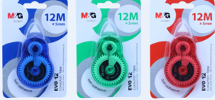 IDN ACT553711021E1H M&G "EVO" Correction Tape 12M*5mm