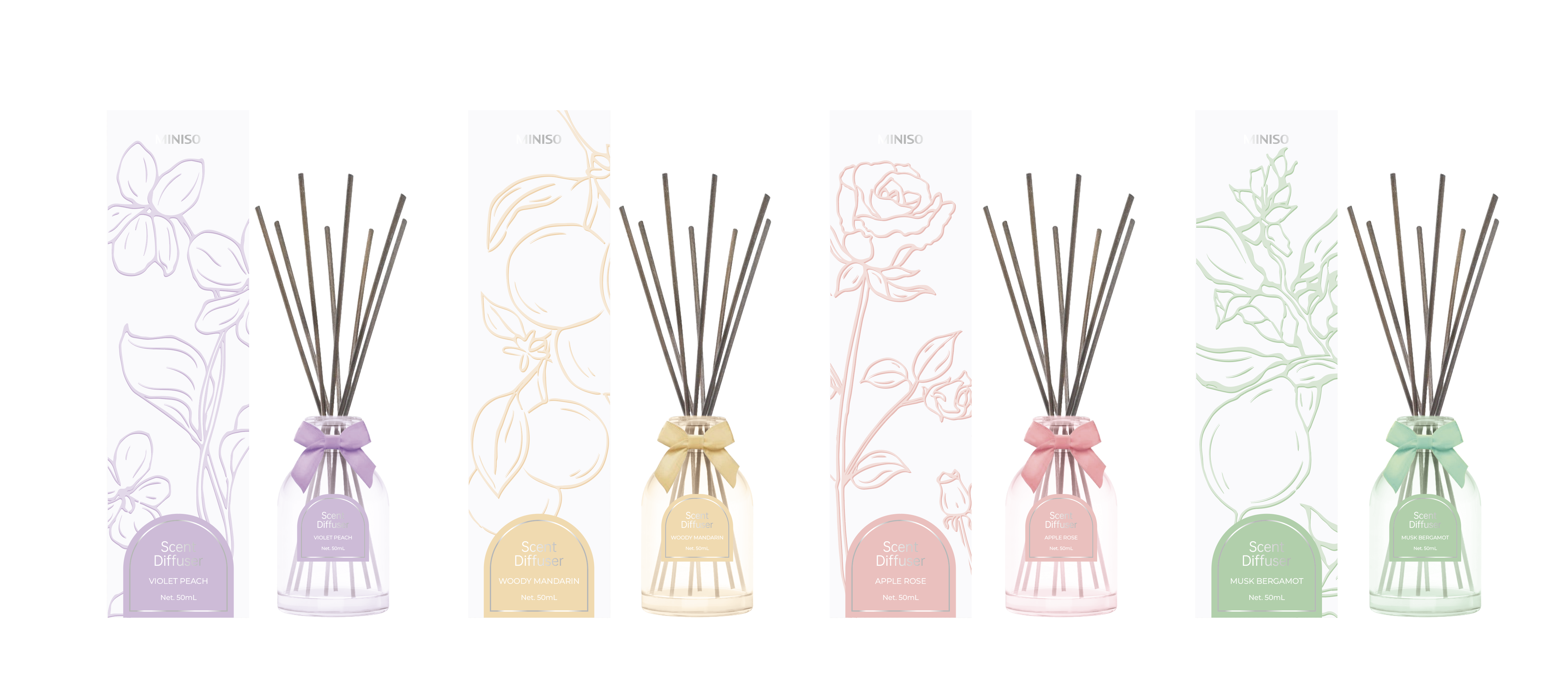Scent Diffuser Air Freshener(Bergamot & Musk)