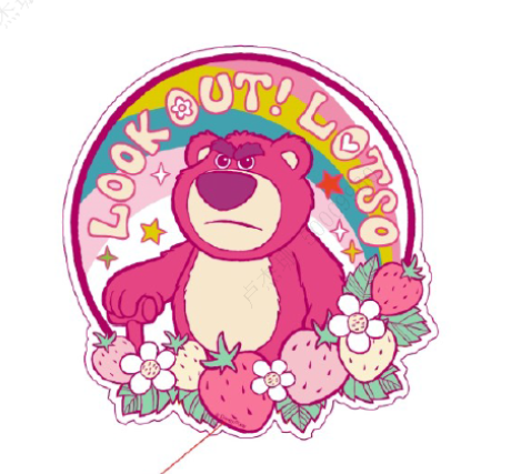 Disney Lotso Collection Mouse Pad(Round)