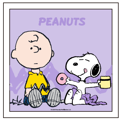 Snoopy Colorful Life Collection Numbers Oil Painting