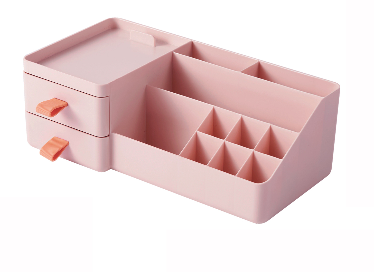 Macaron Series Multifunctional Makeup Organizer(Pink)