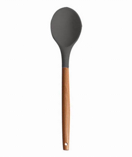 Gray Silicone Series Small Soup Ladle