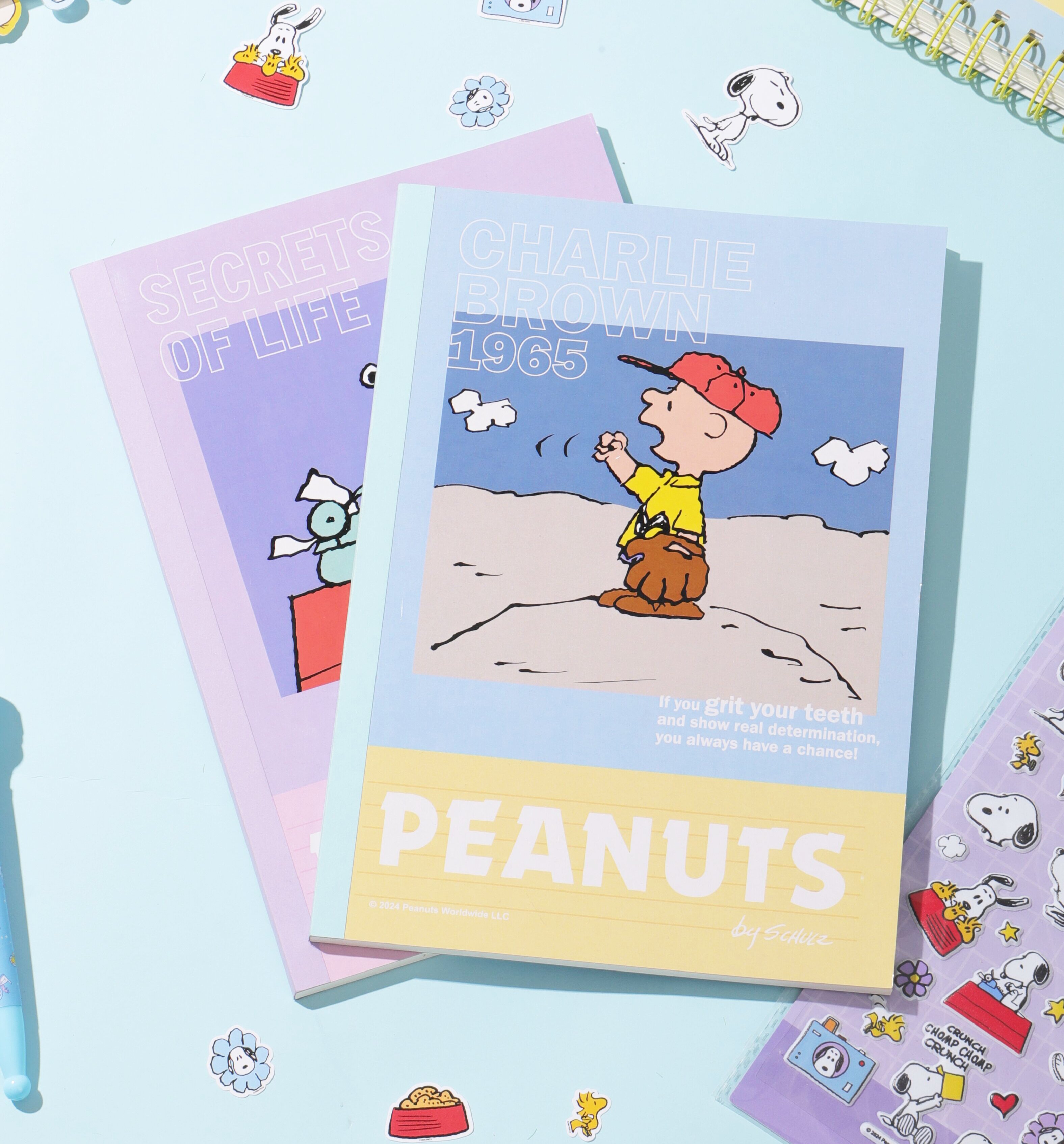 Snoopy Colorful Life Collection B5 Glue-bound Book (64 Sheets) (2 Assorted Models) PDQ