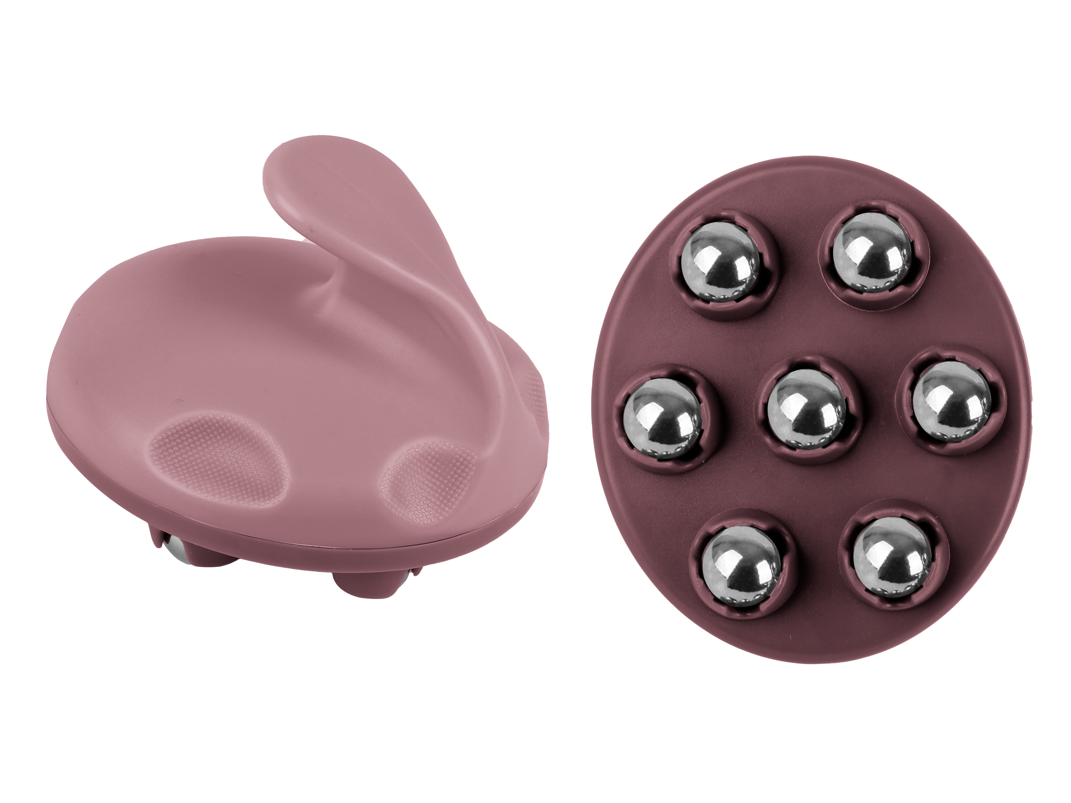 MINISO Sports Handheld Rolling-Bead Massager(Pink)