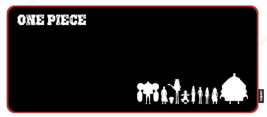 One Piece Collection Mouse Pad for Gaming Model: GP60(Black)