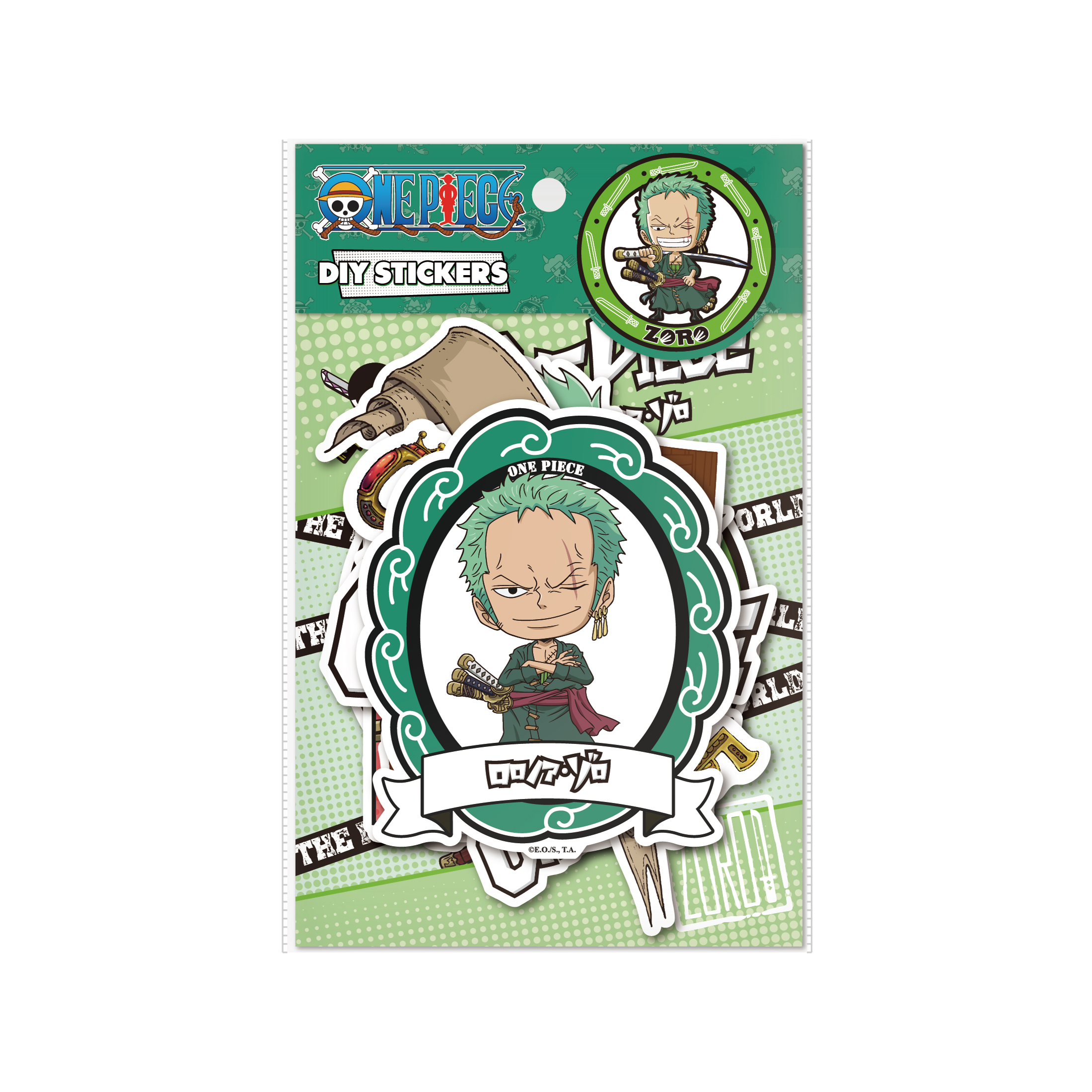 One Piece Classic Collection Decoration Sticker （Zoro）