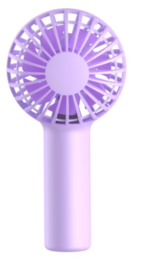 Candy Series 1200mAh Mini Fan (Purple)