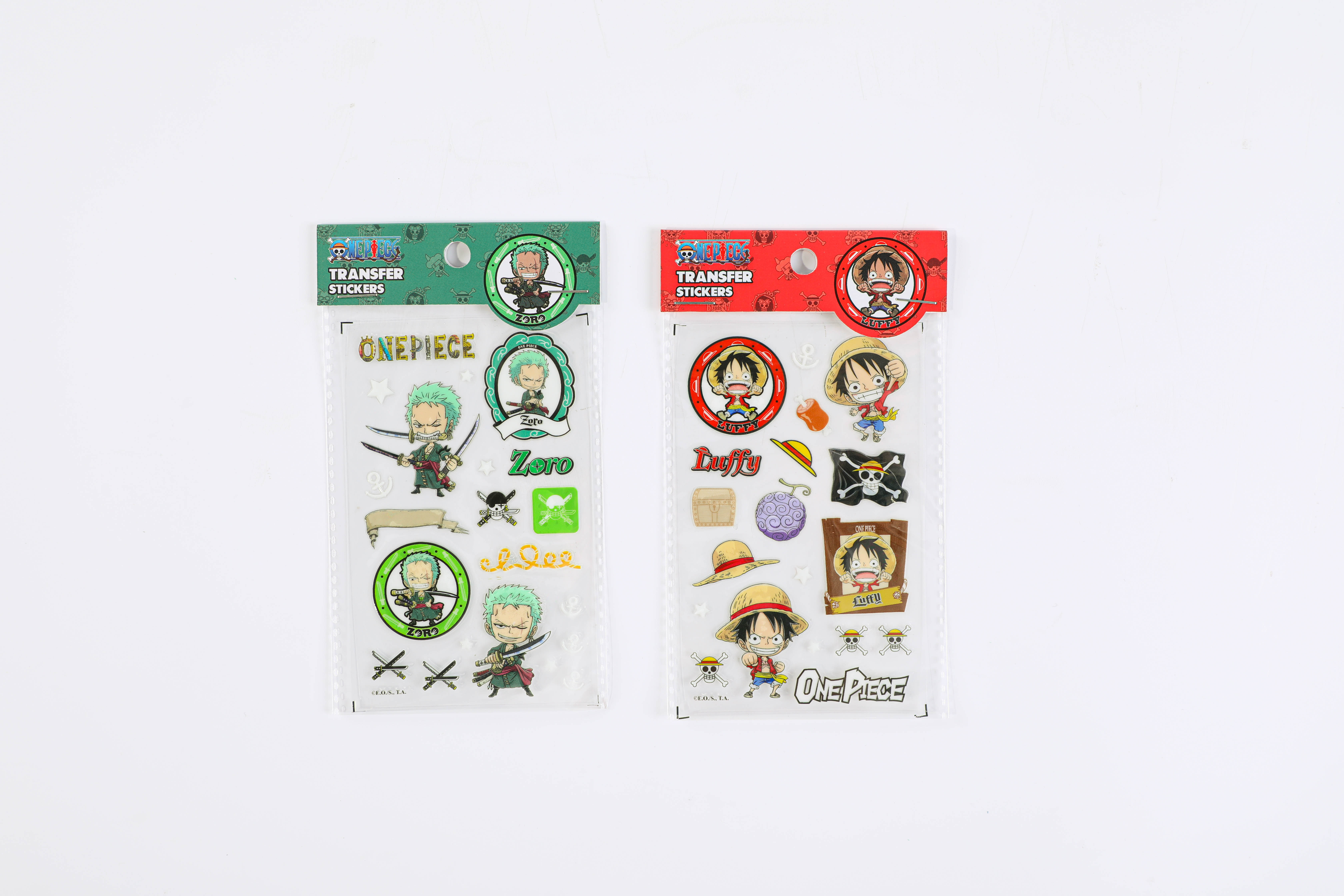 One Piece Classic Collection Transfer Stickers (2 Assorted Models)