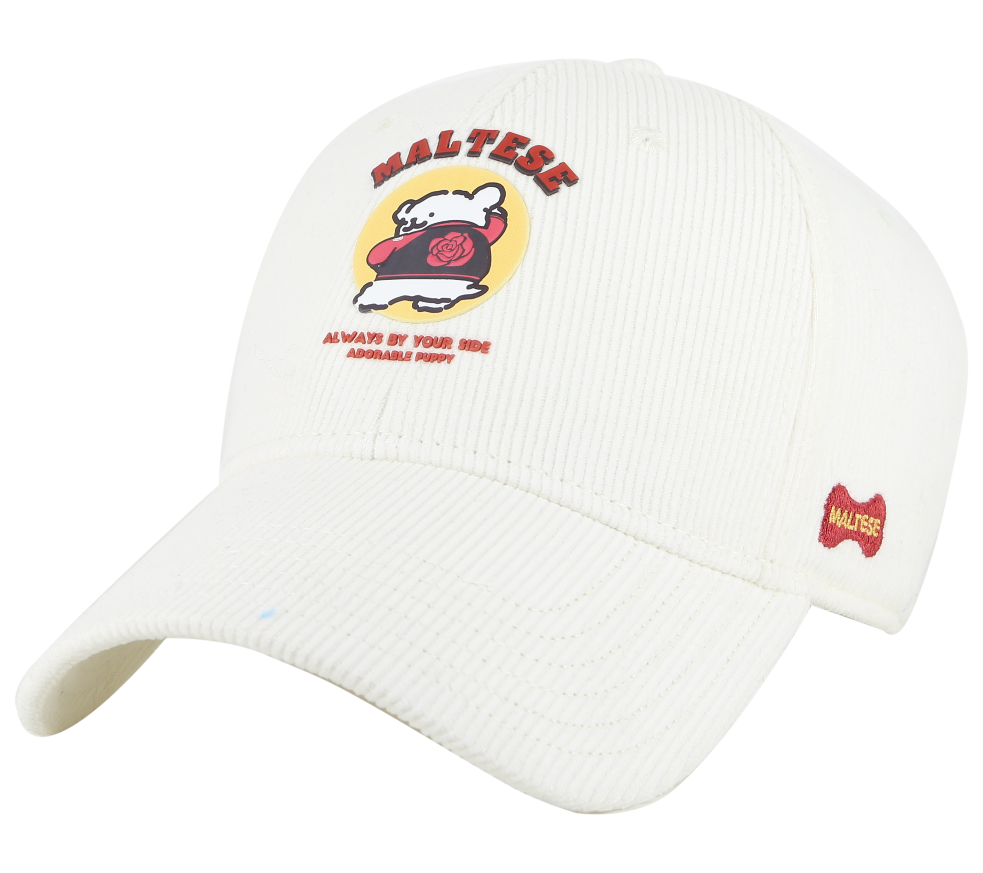 Maltese Collection Baseball Cap (White)