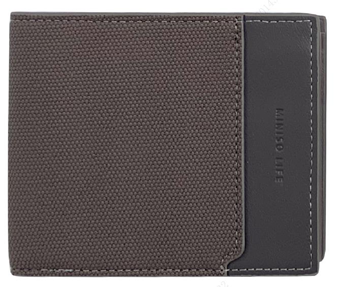 Canvas Men's Wallet (Dark Gray)