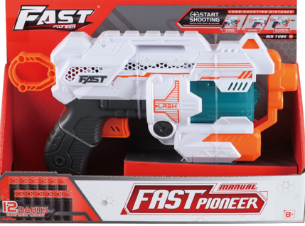 Soft Bullet Gun Blue Series 12 Bullets Set (7-Bullet Magazine)