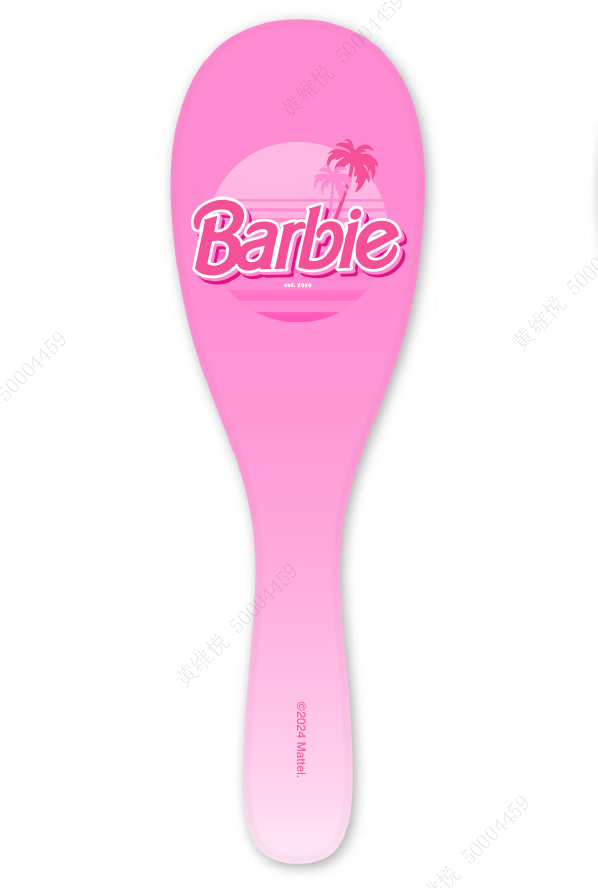 Barbie Pink Collection Gradient Detangling Brush