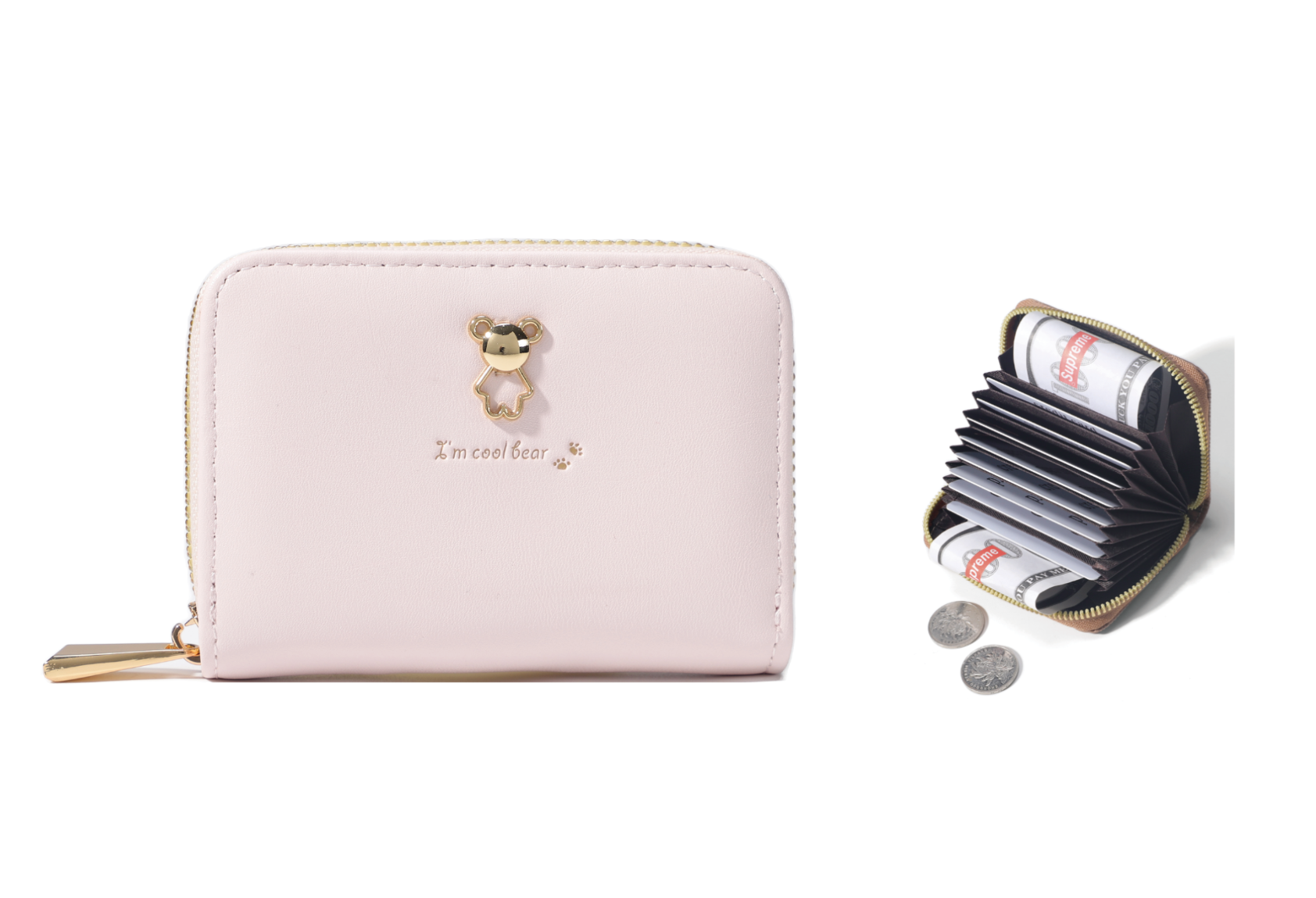 Little Bear Card Case(Light Pink)