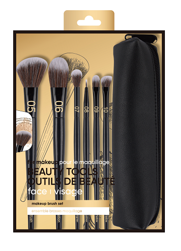 Black Gold Series 6-Piece Set with Storage Bag