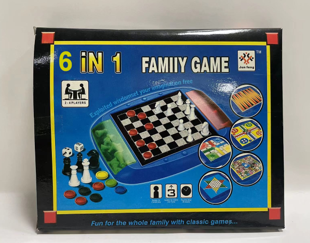 6-in-1 Board Game Set
