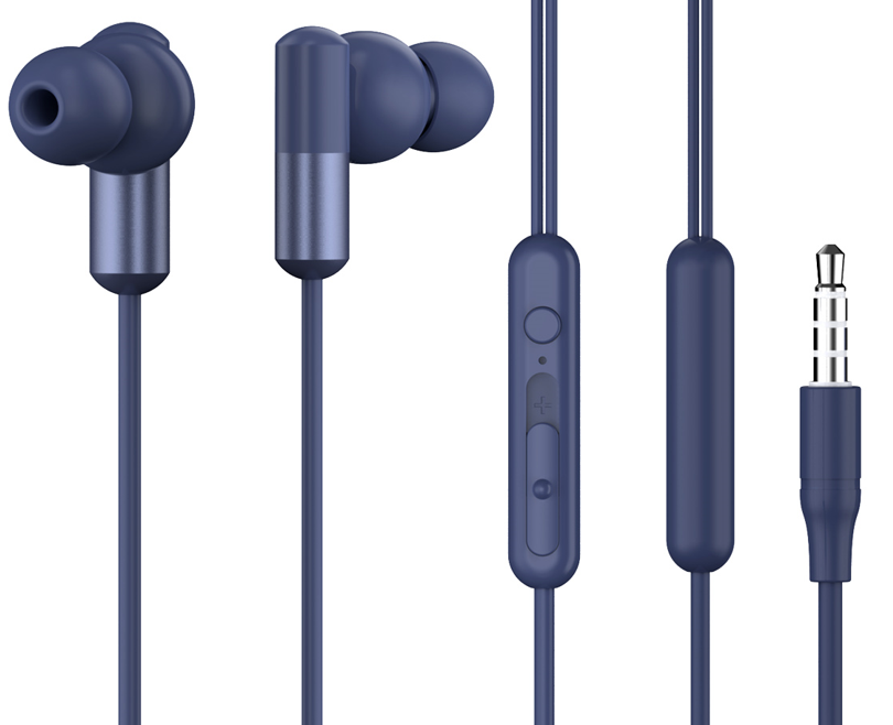 Life is for Fun Series 3.5mm In-Ear Headphones Model: PA242(Dark Blue)