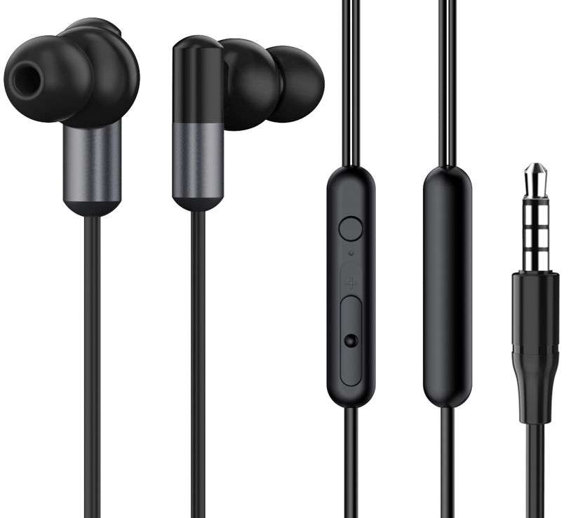 Life is for Fun Series 3.5mm In-Ear Headphones Model: PA242(Black)