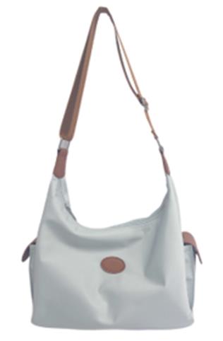 Dumpling Shape Shoulder Crossbody Bag (Light Blue)