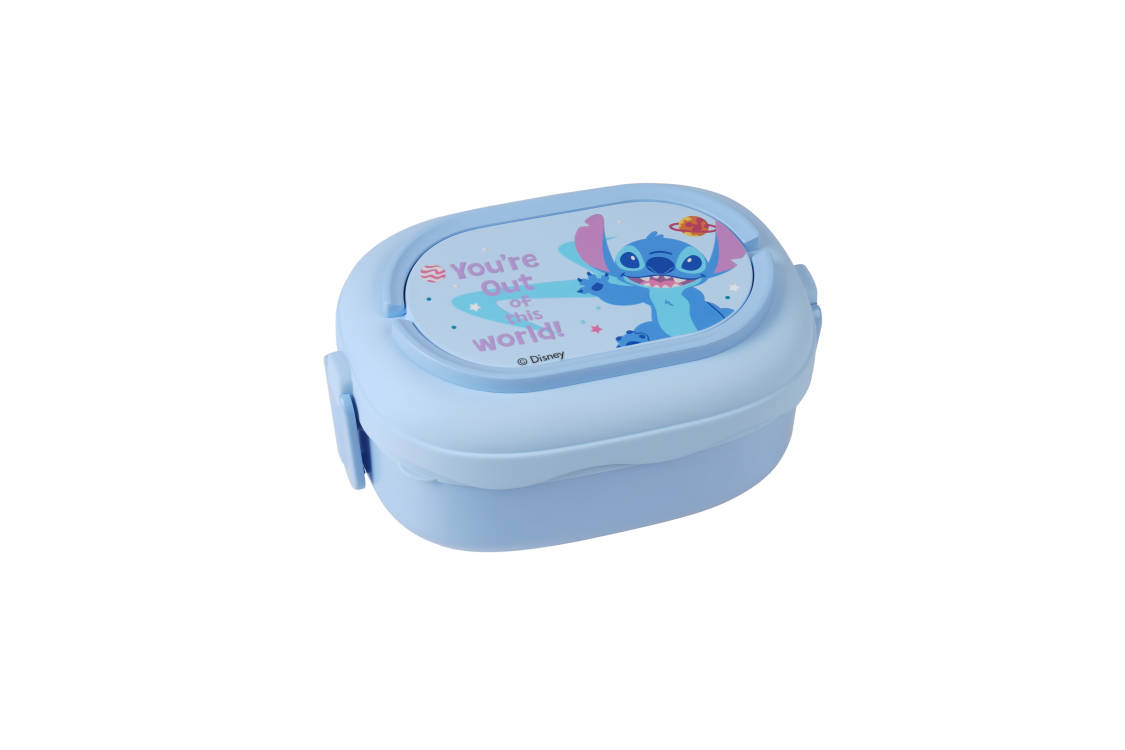 Disney Lilo & Stitch Collection Double Layer Lunch Box with Handle 1600mL