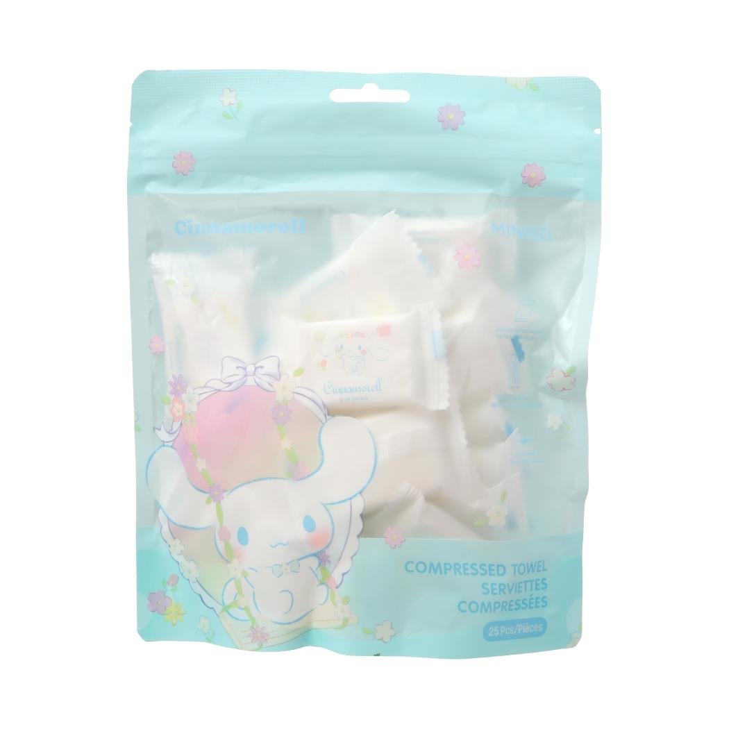 Cinnamoroll Patterned Compressed Towels (25 pcs)