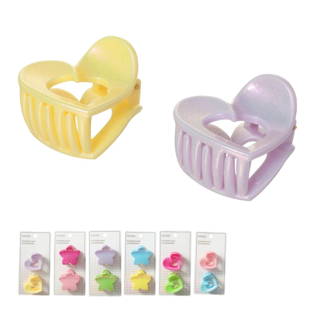 Shiny Little Hair Claw Clips (2 pcs)