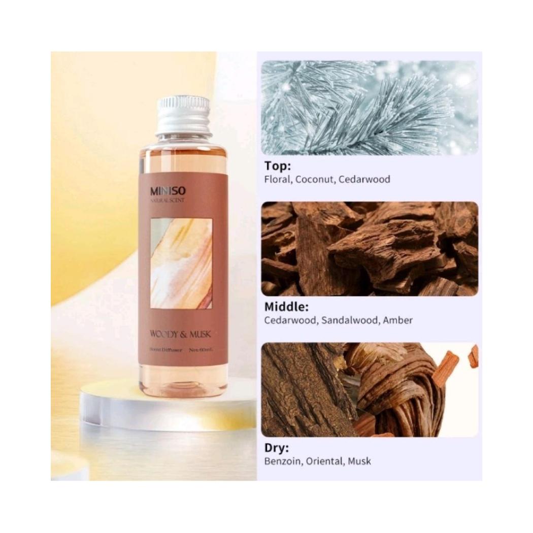 Scent Diffuser Refill 60ml(Woody & Musk)