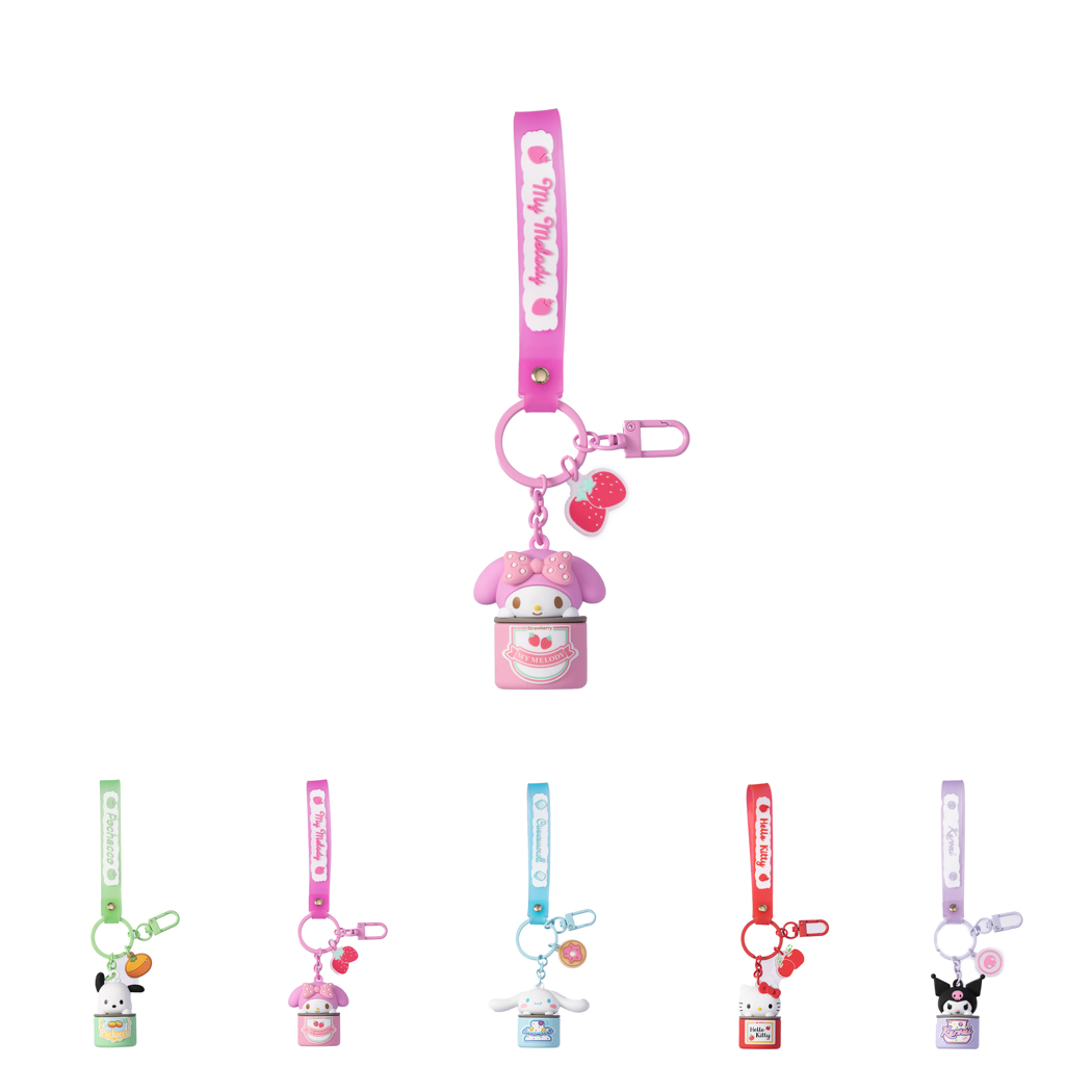 Sanrio Characters Tin Can Keychain