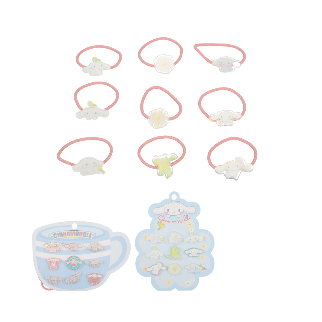 Sanrio characters Cake Party Kids＇ Hair Tie (9 pcs)