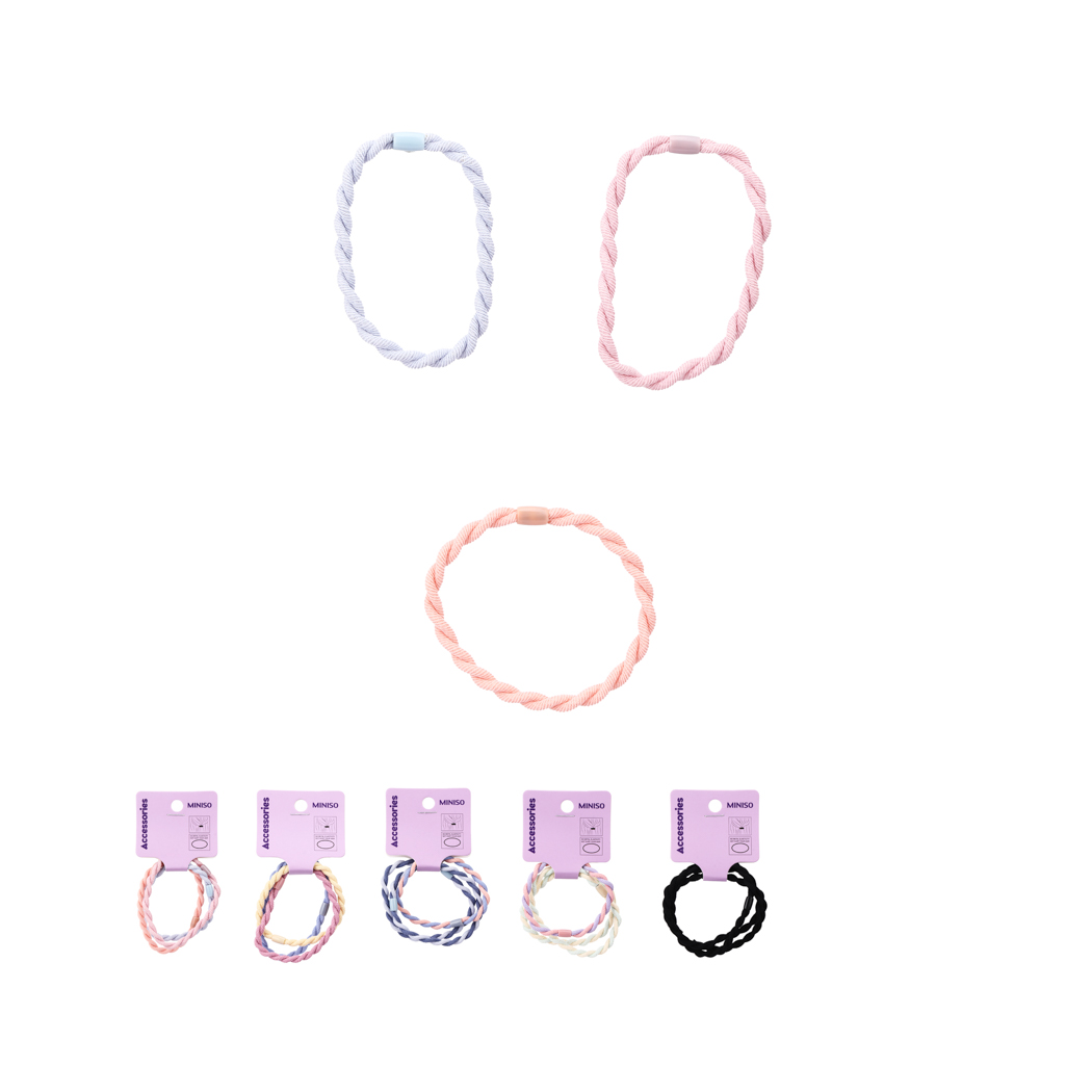 Minimalist Spiral Hair Tie (3 pcs)