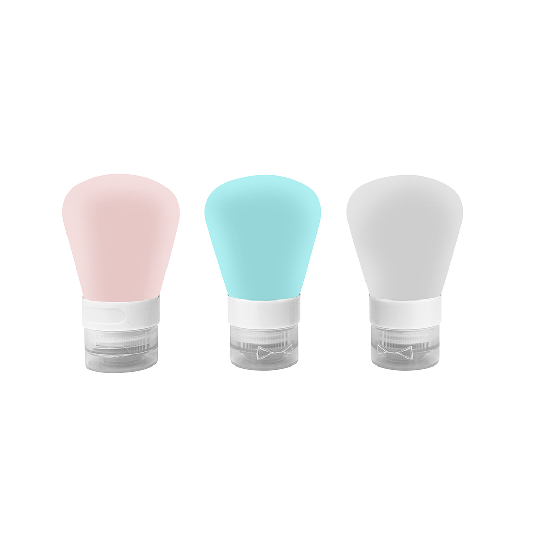 Silicone Travel Bottles 75mL(Fan Shape)
