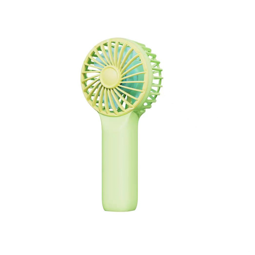 Contrast Color Series Handheld Fan (Light Green)