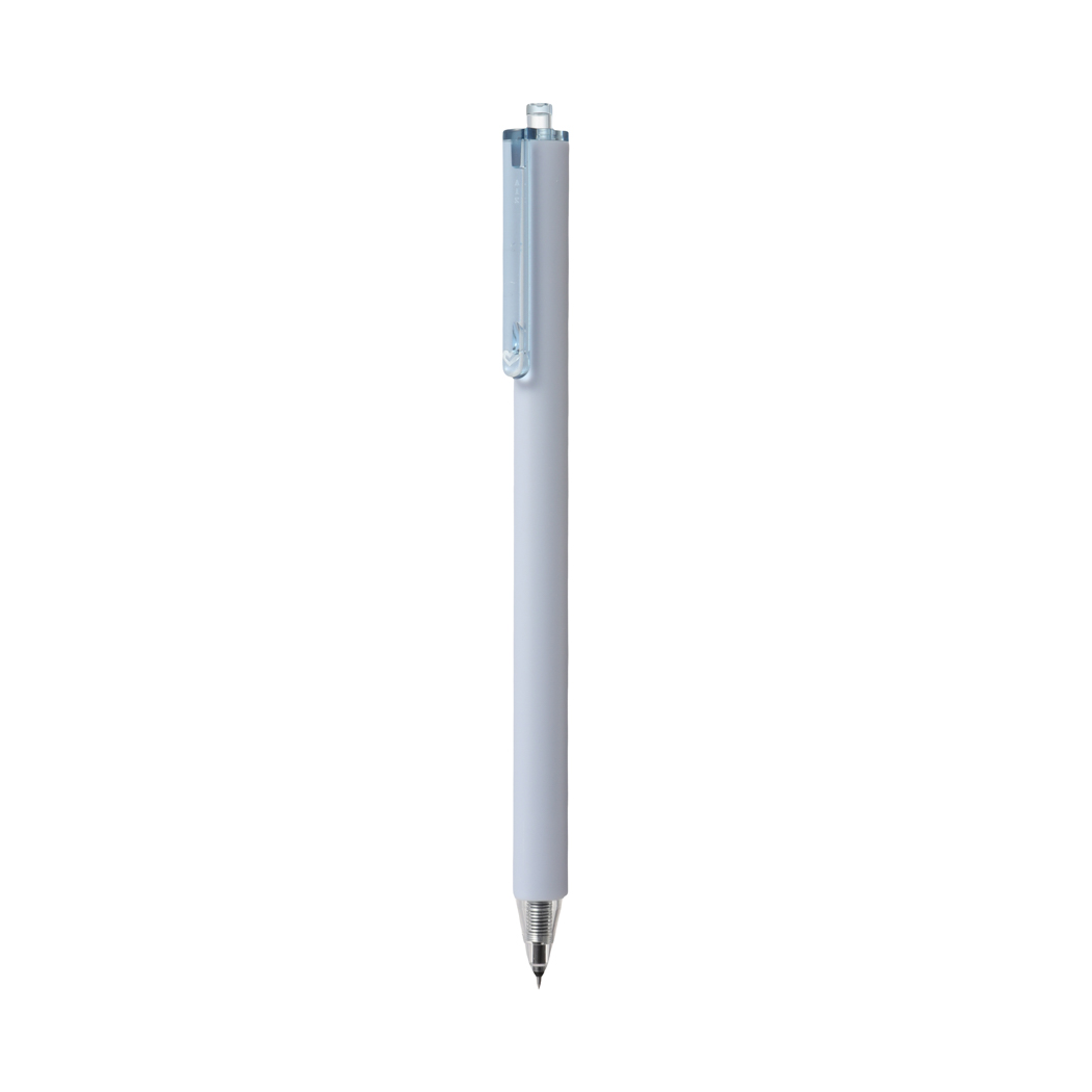 Triangle Series Black Gel Pen (0.5mm, Blue Barrel)